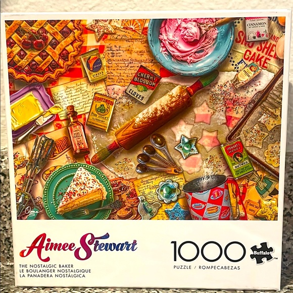 ‼️BOGO FREE‼️ Aimee Stewart The Nostalgic Baker 1000PC Puzzle - Picture 1 of 2